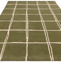 Albany Rug Grid Olive