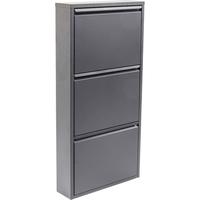 3 Drawer Anthracite Shoe Container