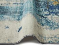 Concept Looms LUX04 Washable Rug Blue Gold