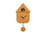 Modern Cuckoo Wall Clock - Ochre Yellow