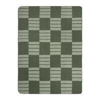 Harlech Woven Reversible Moss Throw Blanket