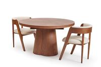 Ailbhe Round Extending Dining Table Bordo
