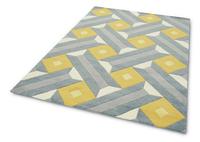 Reef Rug RF01 Motif Ochre Grey Reef Rug RF01 Motif Ochre Grey