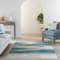 Maxell MAE06 Ivory Teal Rug Maxell MAE06 Ivory Teal Rug