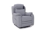 Boston Power Rise and Recline Armchair Grey