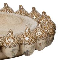Acorn Cluster Ceramic Platter