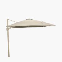 Champagne Glow Garden Parasol and Base