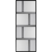 Brick Black Wall Mirror