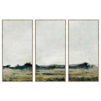 Green Fields Landscape Set of 3 Pictures