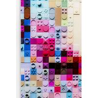 Pixel Face Glass Picture