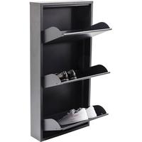 3 Drawer Anthracite Shoe Container