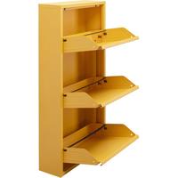 3 Drawer Yellow Shoe Container