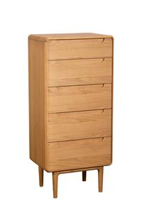 Remington 5 Drawer Tall Chest with Mirror