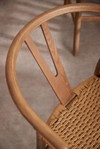 Hugo Wishbone Chair with Dark Legs Hugo Wishbone Chair with Dark Legs
