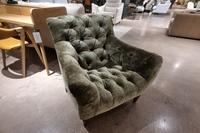 Amble Fabric Chair Green - Clearance Cork