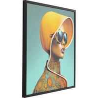 LED Sun Hat Woman Picture