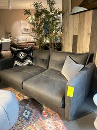 Tod 3 Seater Leather Sofa Soul Graphite - Clearance Limerick