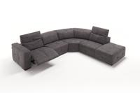 Sauvanne RHF Electric Recliner Corner Sofa