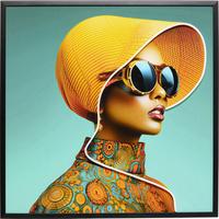 LED Sun Hat Woman Picture