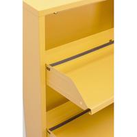 3 Drawer Yellow Shoe Container