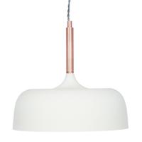 Anke Matte Cream Domed Metal Pendant Anke Matte Cream Domed Metal Pendant