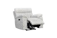 Lazzaro Power Recliner Armchair Odyssey Frost Lazzaro Power Recliner Armchair Odyssey Frost