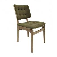 Boden Hunter Green Dining Chair Grey Oil Legs
