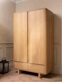 Rowan Double Wardrobe Oak