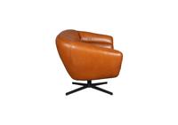 Gilmore Berlin Saddle Leather Swivel Chair