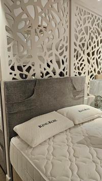 King Koil Superior 5ft Pocket Bed Set - Mattress, Base, Headboard - Clearance Cork