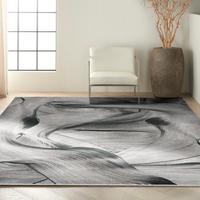 Calvin Klein Balian CK53 Grey Black Rug Calvin Klein Balian CK53 Grey Black Rug
