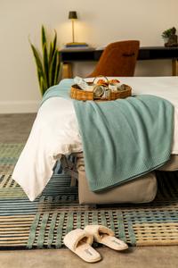 Visconti Leather Sofa Bed - Dark Grey