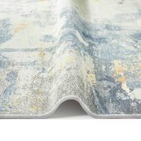 Concept Looms LUX10 Washable Rug Grey Yellow