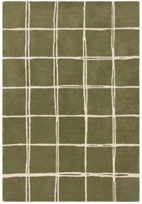 Albany Rug Grid Olive