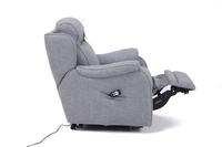 Boston Power Rise and Recline Armchair Grey