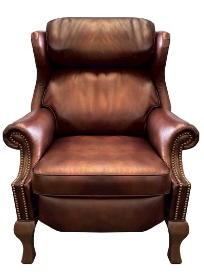 Craster Recliner Wing Chair Vinted Tan