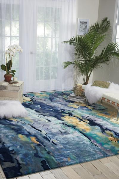 Prismatic Rug PRS09 Silver/Blue