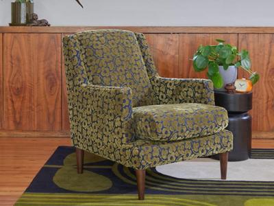 Green floral Orla Kiely Armchair