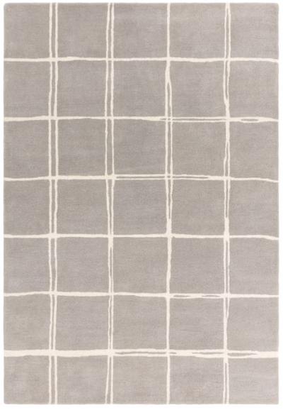 Albany Rug Silver Grid
