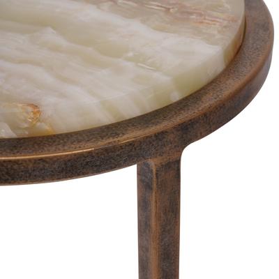 Iota Accent Table Green Onyx