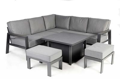Costa Garden Corner Dining Set with Adjust Table