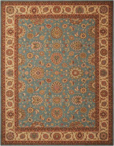 Living Treasures Rug LI05 Aqua