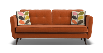 Ivy large Sofa Clara Paprika