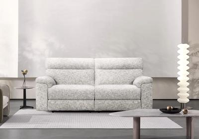 Lazzaro Recliner 3 Seater Sofa Odyssey Frost