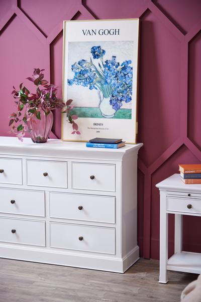 Pietra Bedside Locker Antique White