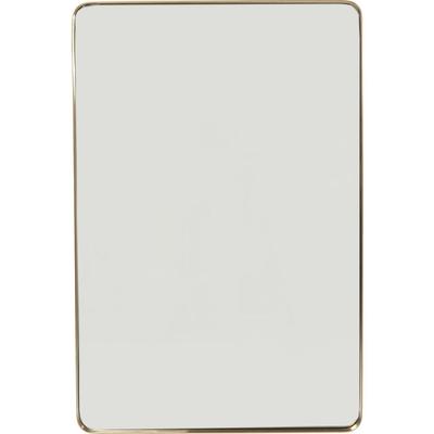Brass Rectangular Curve Mirror