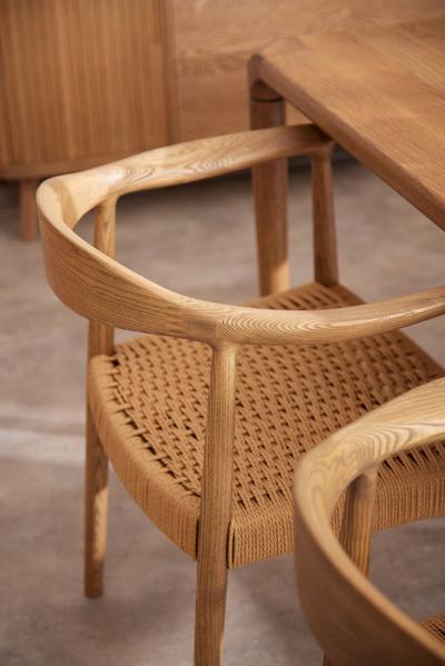 Hugo Chair with Natural Weave Rope