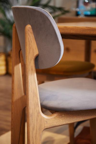 Hugo Granite Velvet Dining Chair