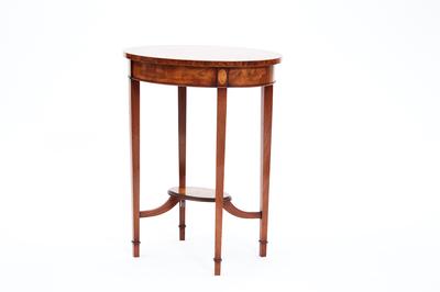 Vintage Mahogany Oval Table