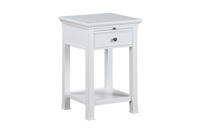 Pietra Bedside Locker Antique White